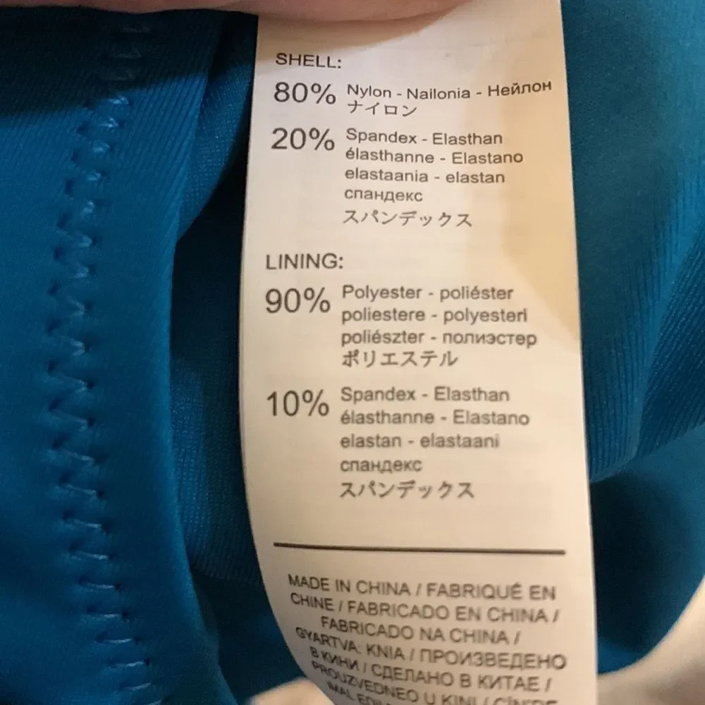 CUPSHE Size Small Halter one piece swimsuit turquoise